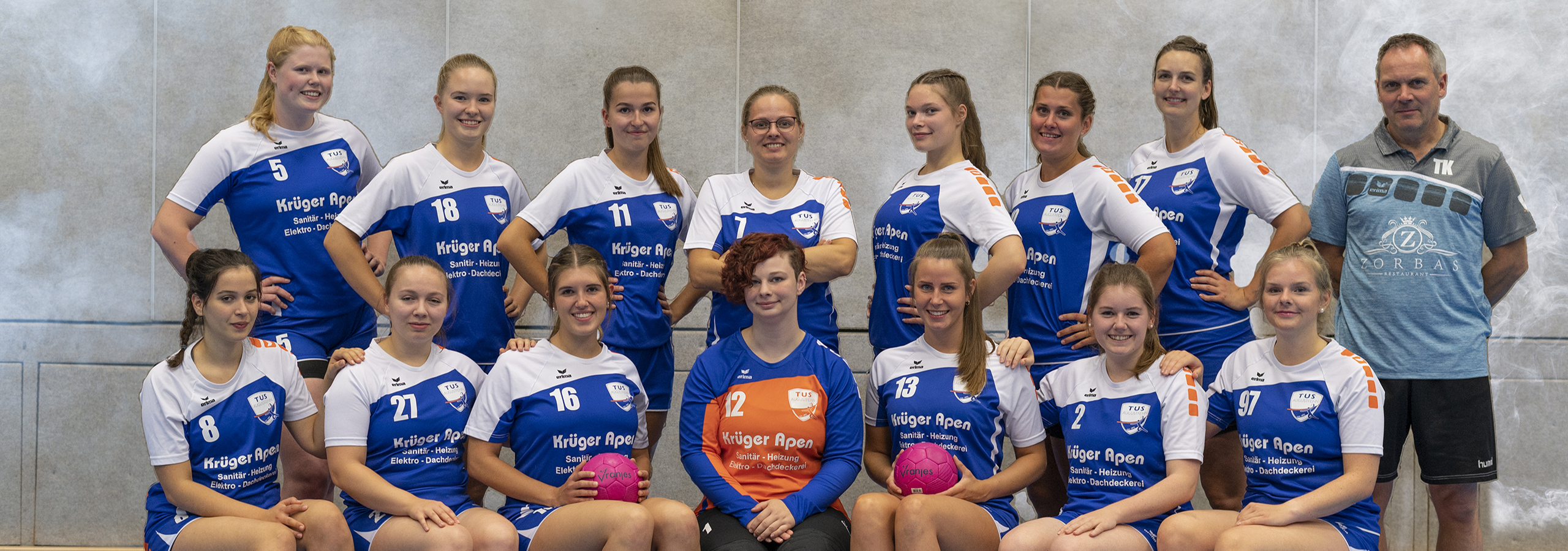 1. Damen Handball Gruppenfoto