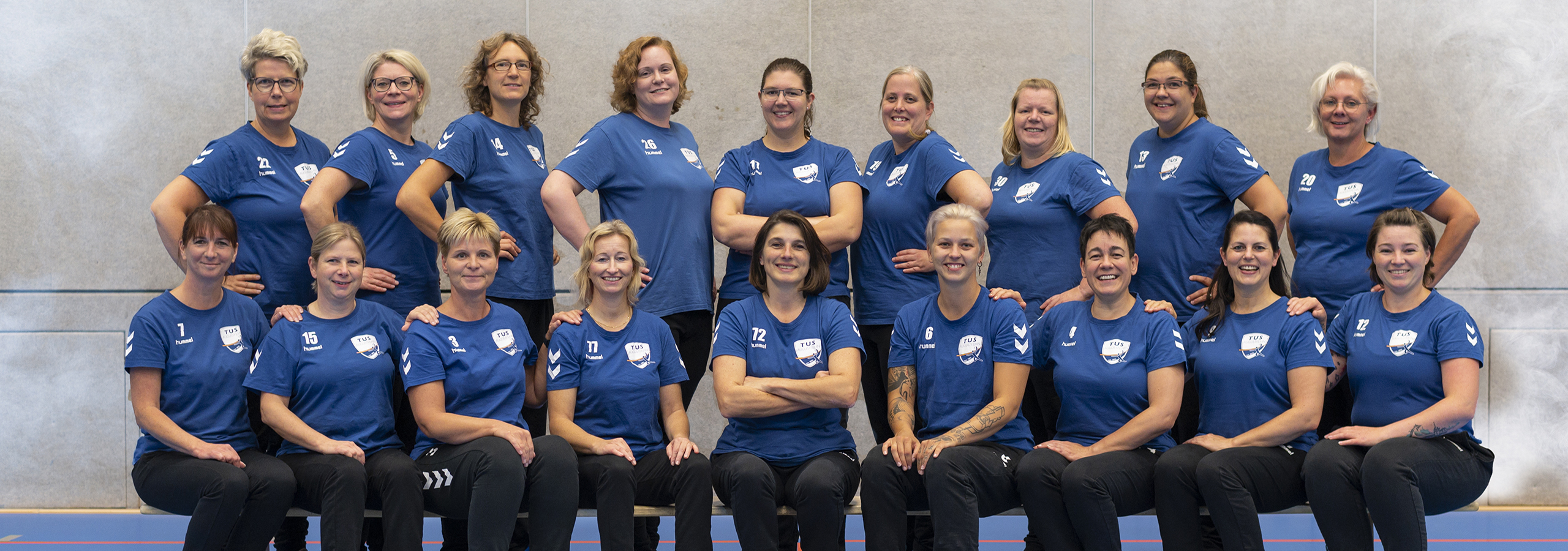 2. Damen Handball Gruppenfoto