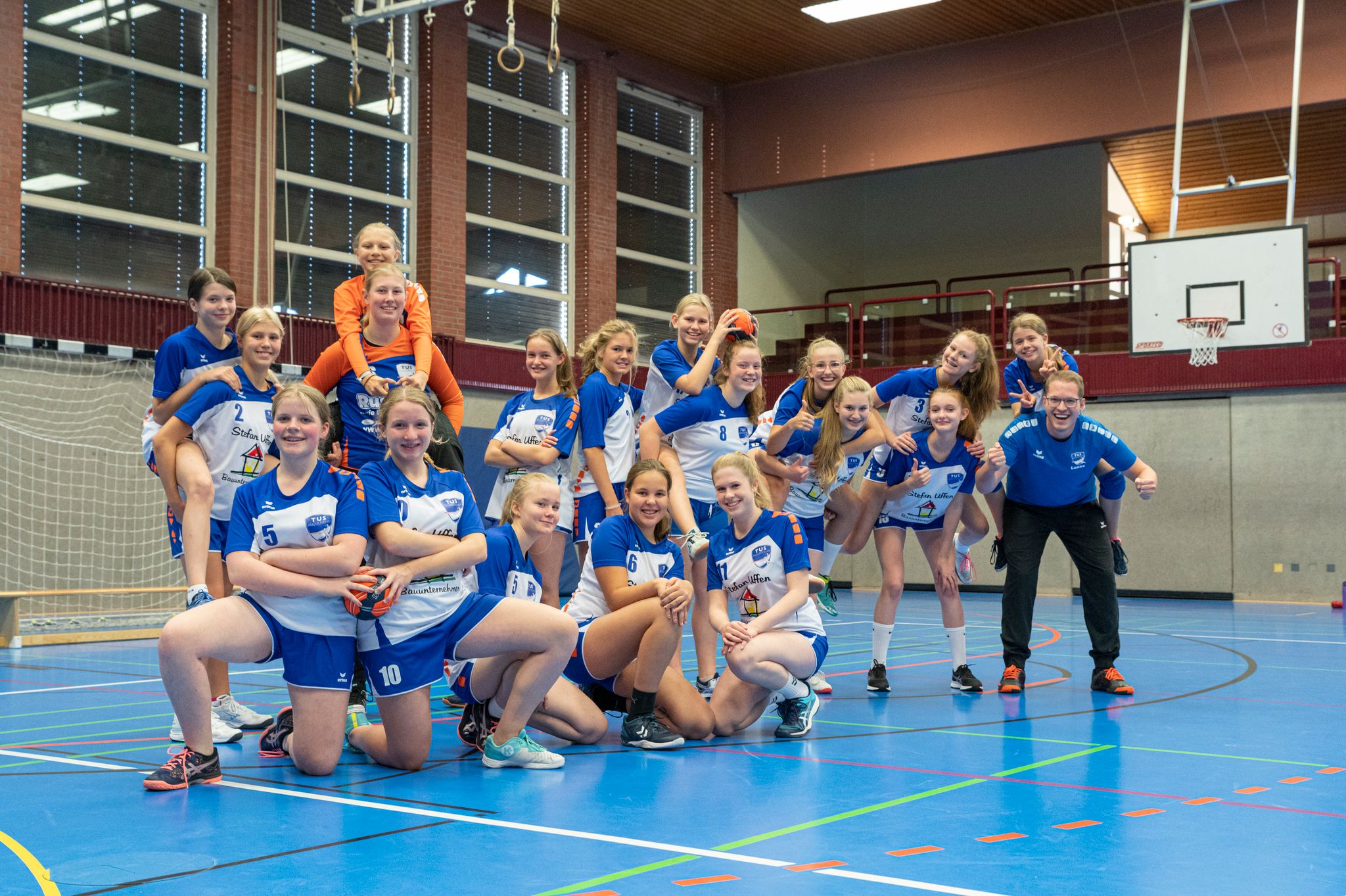 Weibliche C Handball des TuS Augustfehn